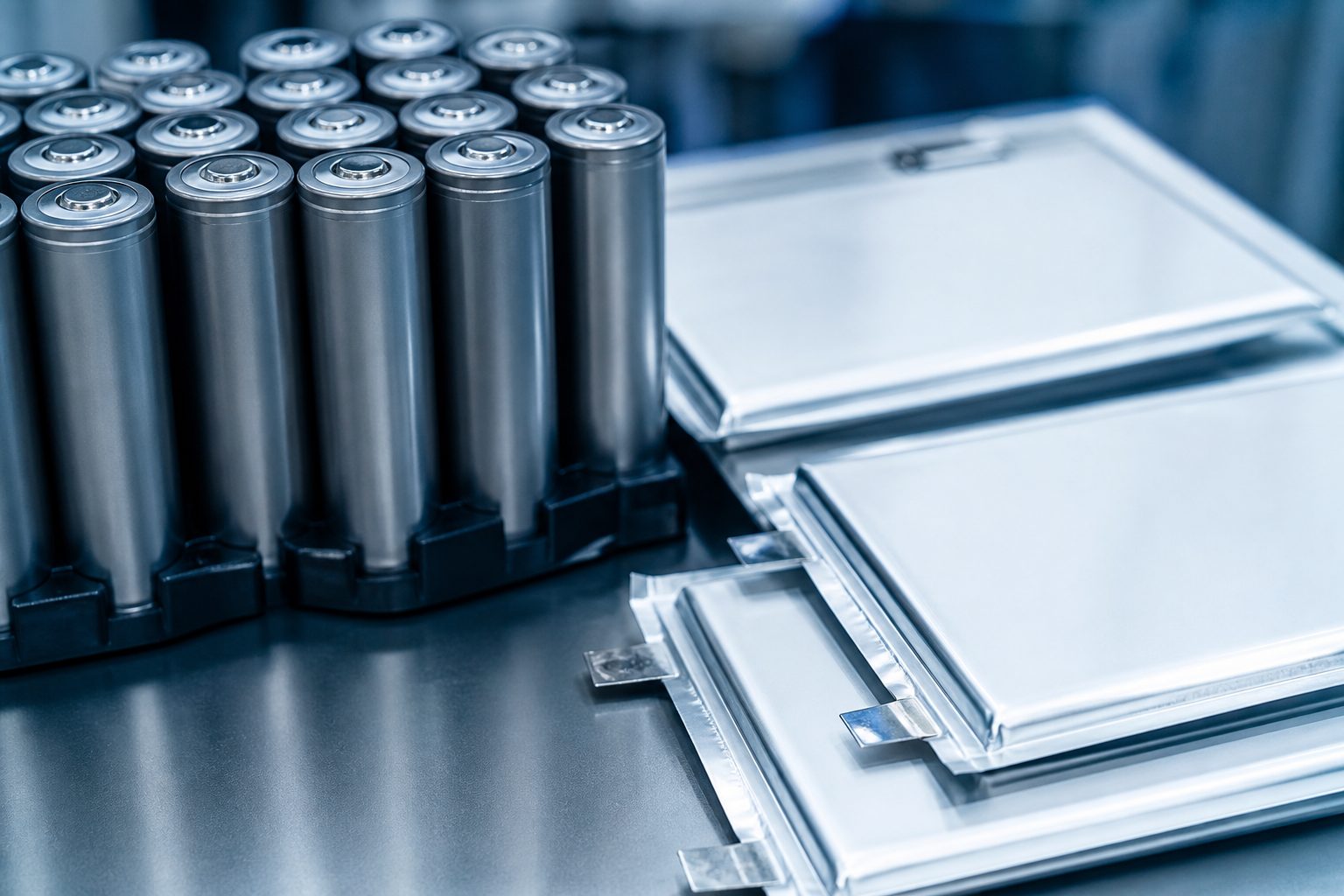 Différents types de cellules de batterie pour voiture électrique